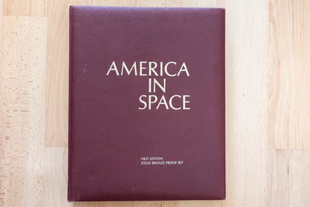 24 Bronze Medaillen "America in Space" Apollo Gemini Franklin Mint