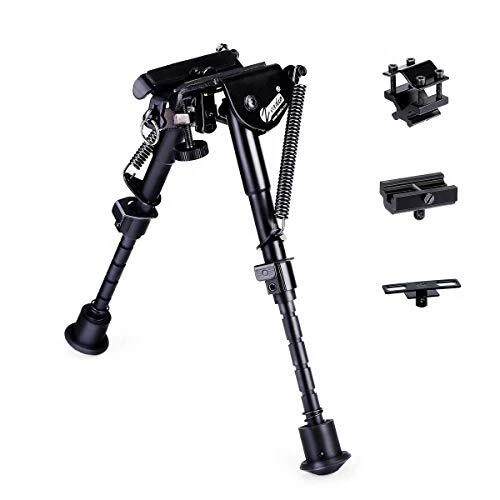 Zeadio Bipied Extensible réglable avec 3 adaptateurs 15 à 23 cm / 6 à 9 Pouces