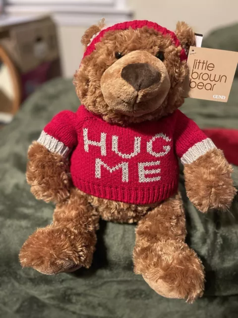 Gund Little Brown Bear 11" Plush Bloomies Jacket only at Bloomingdales  2017