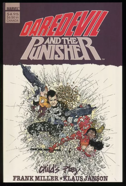 Daredevil and the Punisher Child's Play Trade Paperback TPB Frank Miller art 1st