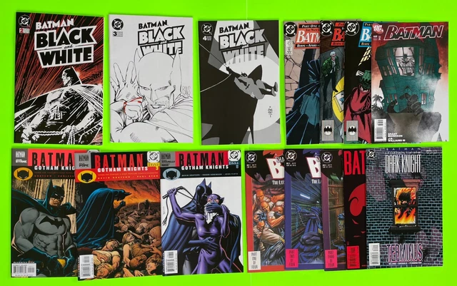 Batman lot: Gotham Knights BLACK AND WHITE Legends Dark Knight SHADOW OF THE BAT