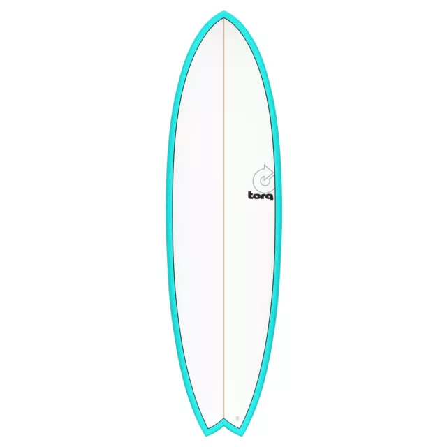 Planche de Surf torq epoxy tet 6.3 Mode fish Bleu Pinline
