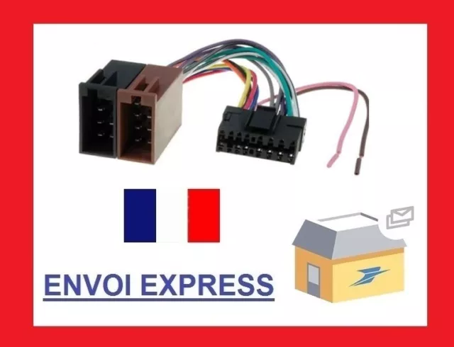 Auto Radio Connecteur Faisceau Cable ISO SONY pour CDX-MP30 CDX-MP40