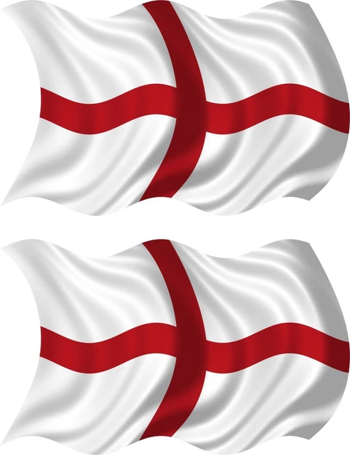Car Window Stickers England St George's Cross Flag Bumper Stickers - Foto 10