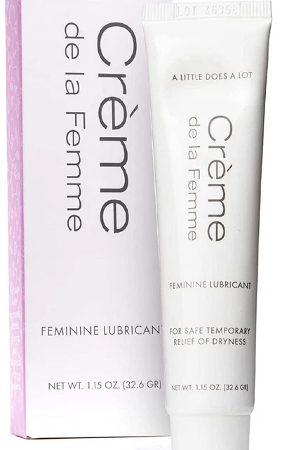 Lubricante para mujer Creme De la Femme 1,15 oz irritación, enrojecimiento y sequedad