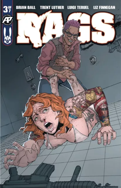 RAGS 3 1st PRINT ANTARCTIC PRESS ZOMBIES HOT BOOK