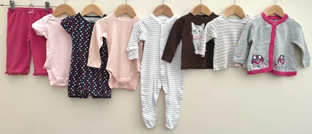 Pacchetto di abbigliamento per bambine età 3-6 mesi Baby Gap Next M&S