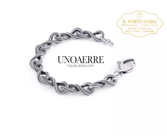 UNOAERRE Bracciale Argento da Uomo per Donna Modelli Vari Idea Regalo