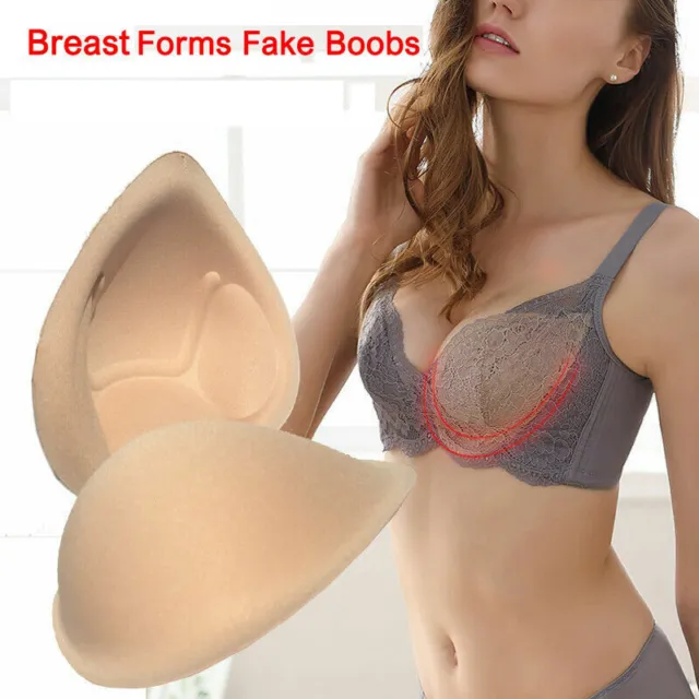 BIMEI Light-Weight Cotton Mastectomy Breast Forms Bra Insert Pads Women #3