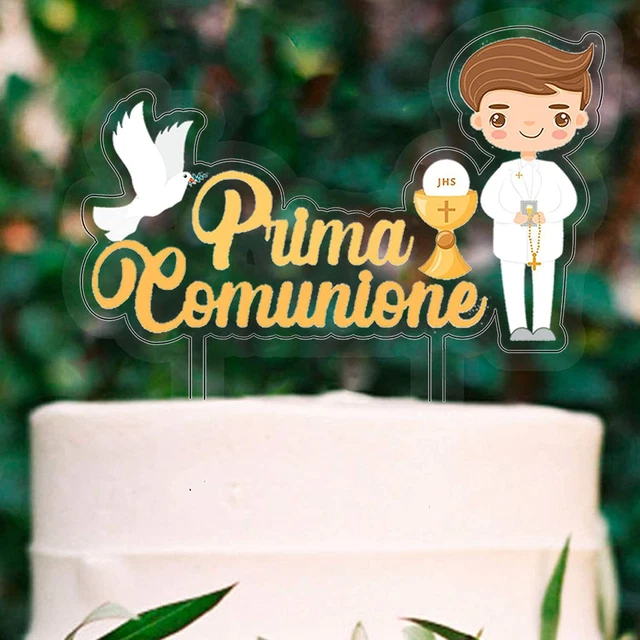 Ricordo Comunione Calice Topper Per Torta Prima Comunione - Calice - 2