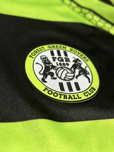RARE FOREST GREEN Rovers FGR Matchworn issued Football Shirt Mills 23 