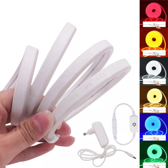 12V Neon LED Strip Streifen Flex Lichtleiste Lichtband Schlauch Außen Neonlampen