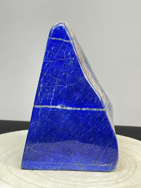 Große Dekorative Blaue Lapislazuli-Freiform - 2,240kg 18x6x11cm aus Afghanistan