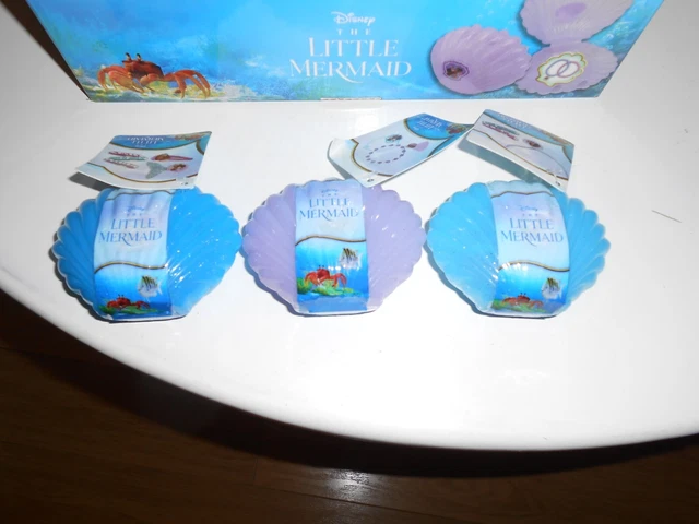 DISNEY PRINCESS ARIEL Surprise Clamshell Pack The Little Mermaid x 3 ...