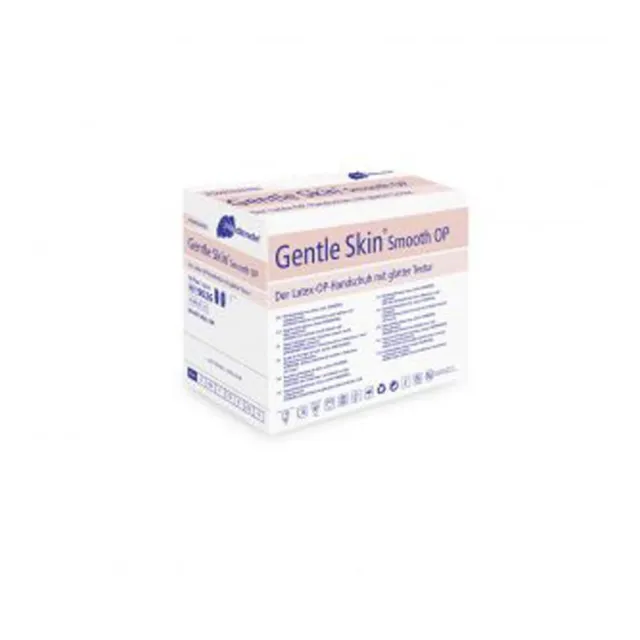 Gentle Skin Smooth OPOP-Handschuh aus Latex, steril, puderfrei, Gr. 8