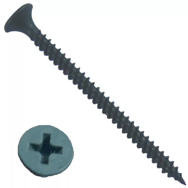 DRYWALL SCREWS: Gray/Black Phosphate Fine screws (1"-4") Phillips Wood Screws