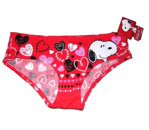 NWT Women's Despicable Me Minion Made Hipster Panty Red Hearts L/M/ S  Valentines