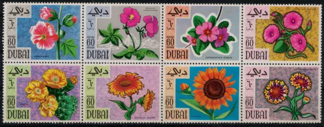 Dubai; Blumen 1968 kpl. **  (40,-)