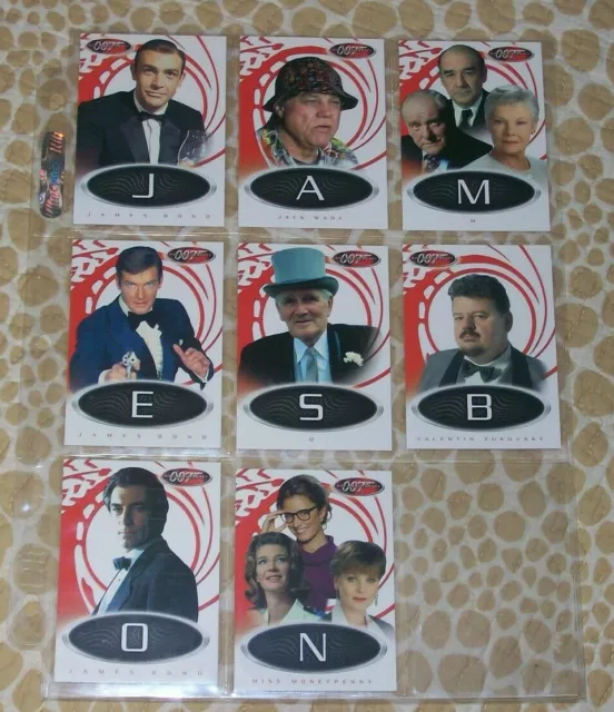 JAMES BOND: Insert Set: 40th Anniversary Trading Card Game (Missing D)