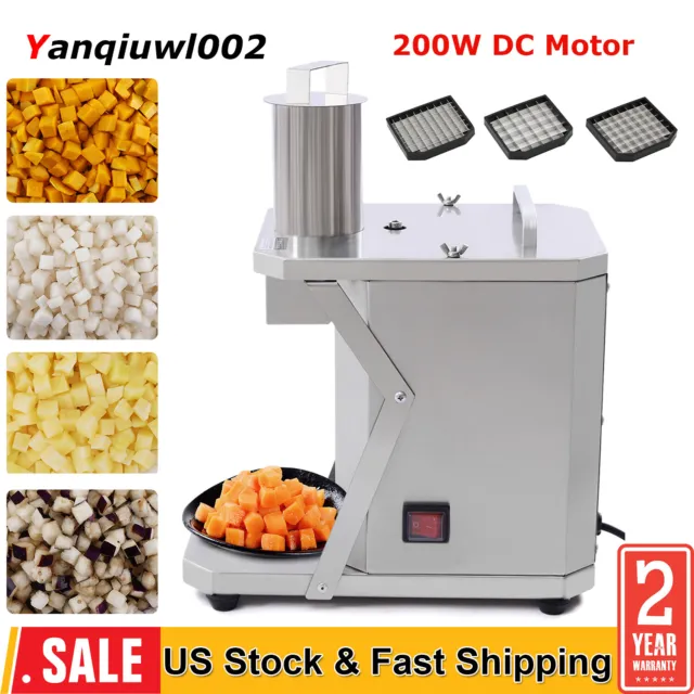 Commercial Vegetable Dicer Electric Automatic Fruit Food Dicer W