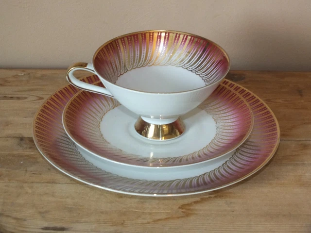 Tasse décorative et son assiette en porcelaine Winterling Bavaria Marktleuthen