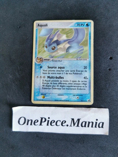 Pokemon Card HOLO Aquali 19/115 Ex Hidden Forces Block EX