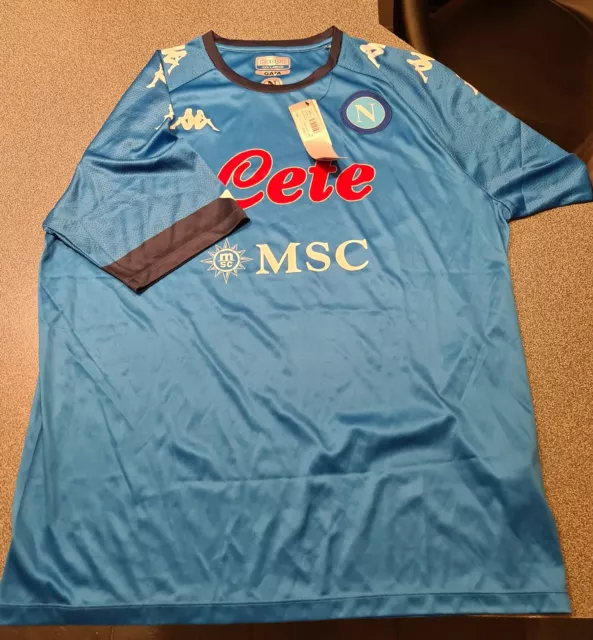 Kappa SSC NAPOLI Kimbo Football Shirt Kombat Extra Top Size : XXXL