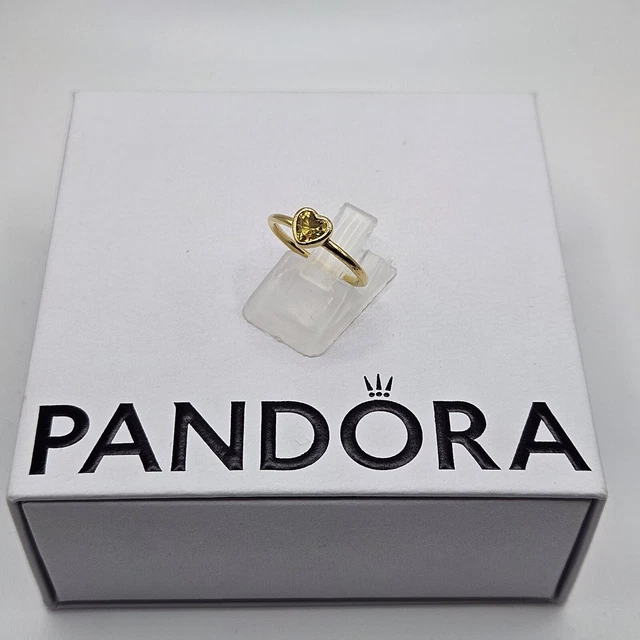Pandora yellow heart ring discount