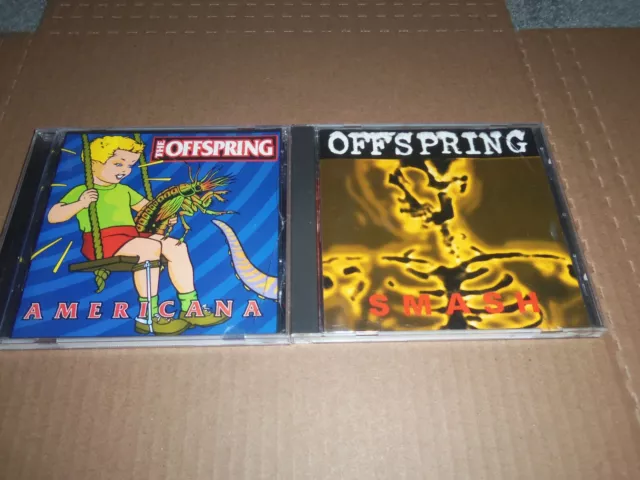 Offspring....Lot of 2...CD'S:   SMASH and AMERICANA.....both VG