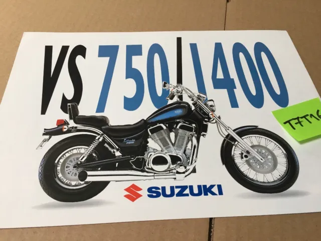 Suzuki VS750 VS1400 Intruder VS 750 1400 prospectus catalogue brochure