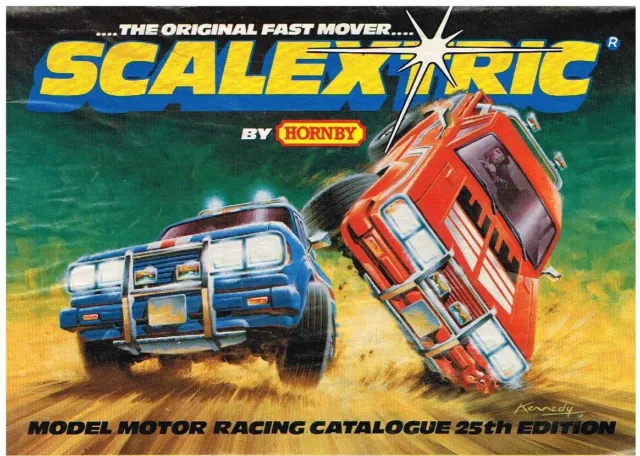 SCALEXTRIC ELECTRIC SLOT CAR RACING 25th EDITION 1984 PRODUCT RANGE CATALOGUE