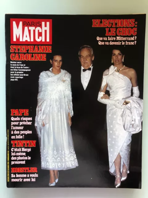 Paris Match n° 1764 du 18 mars 1983 - Caroline de Monaco / La mort de Hergé