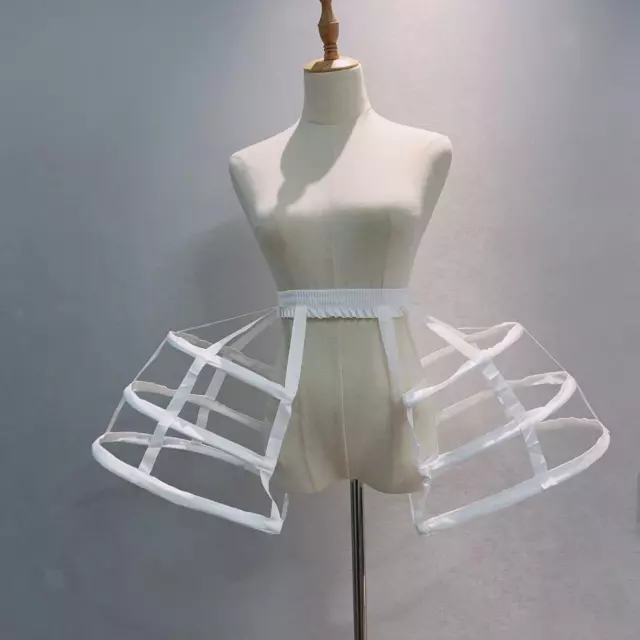 Cage cerceau jupe jupon Lolita Crinoline sous-jupe pour robe de mariée