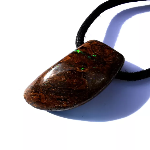 Pendentif opale boulder de Yowah Australie