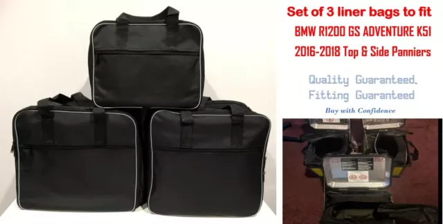 Pannier Liner Bags & Top Box Bag For Bmw R1200Gs Adventure 2016-2018 Lc K51