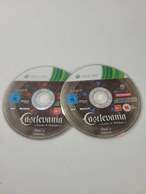 *Discs Only* Castlevania Lords of Shadow Xbox 360 Action Video Game PAL