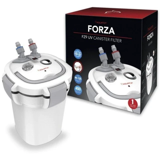 Aquatop FORZA UV Canister Filter with Sterilizer - FZ9 - 450 GPH (9 Watt Sterili