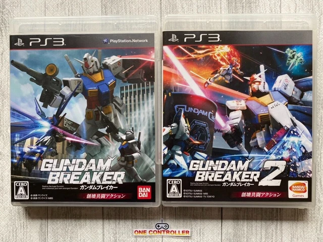SONY PlayStation 3  PS3 Gundam Breaker 1 & 2 set from Japan