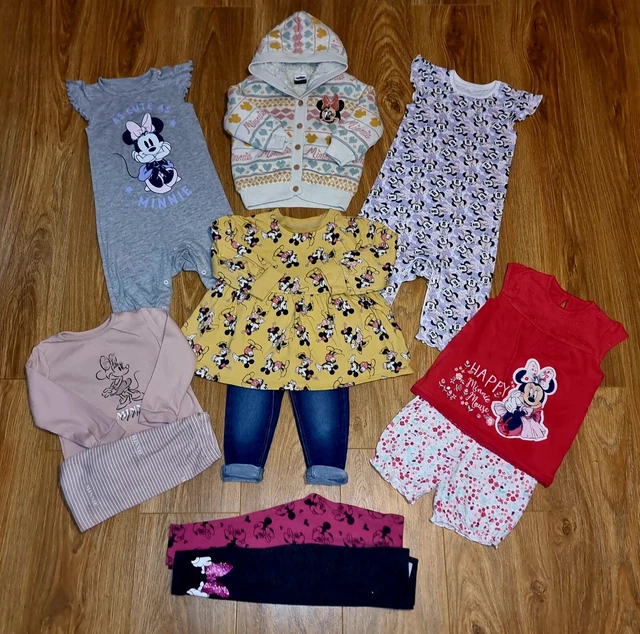 #7 Pacchetto di abiti per topi Disney Minnie per bambine età 18-24 mesi