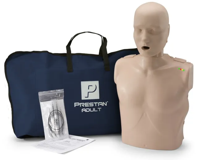 PRESTAN PP-AM-100M-MS Professional Adult CPR-AED Training Manikin with CPR Mo...