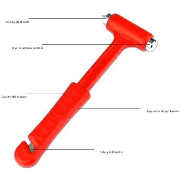 EMERGENCY ESCAPE HAMMER for WINDOWS & DOUBLE GLAZING LIFEAXE  House/Flat/Office £29.50 - PicClick UK