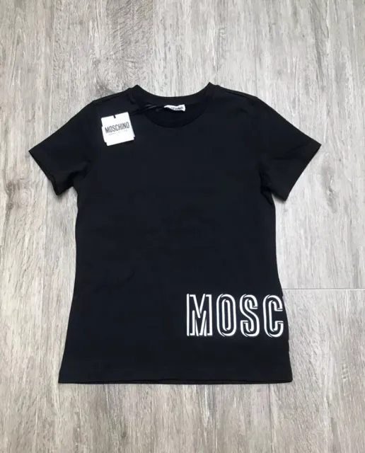 Moschino black t shirt age 10 Yrs BNWT