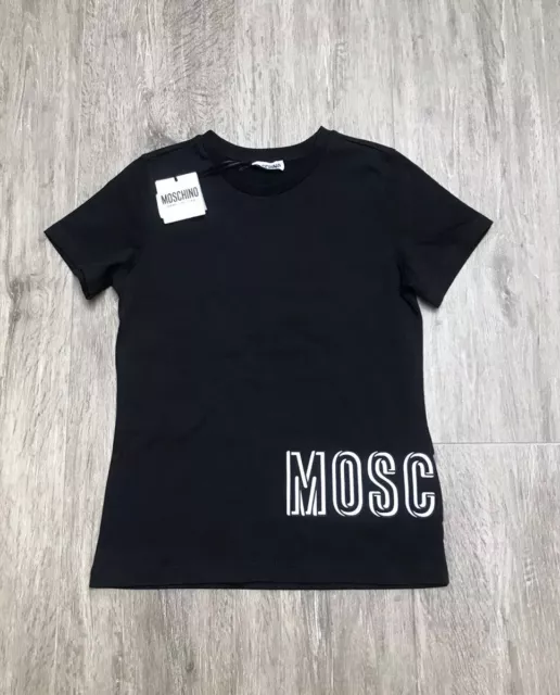 Moschino black t shirt age 10 Yrs BNWT