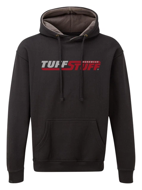 Felpa con cappuccio Tuffstuff Junior nera bambini bambini #199