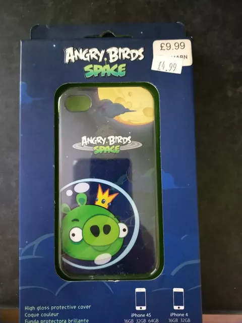 New Gear4 Angry Birds Space King Pig Iphone 4 / 4S Clip On Case/Cover