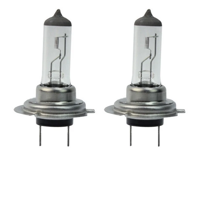 Set Front 2x Xenon Led Headlight Hot H7 Bulbs Super White 12v Car 55w Halogen