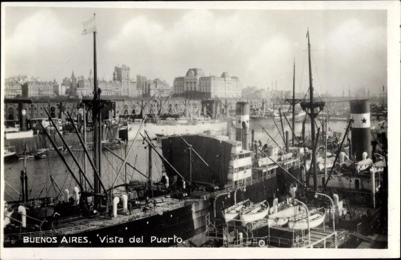 Ak Buenos Aires Argentinien, Vista del Puerto - 2702023