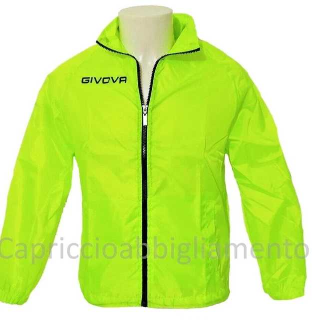 Giubbotto a vento GIVOVA con cappuccio Kway impermeabile K WAY pioggia cappuccio