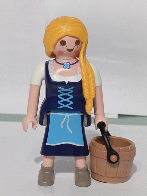 PLAYMOBIL CHARRETTE PAYSANNE médiévale villageoise chariot marchand légumes a... EUR 22,50