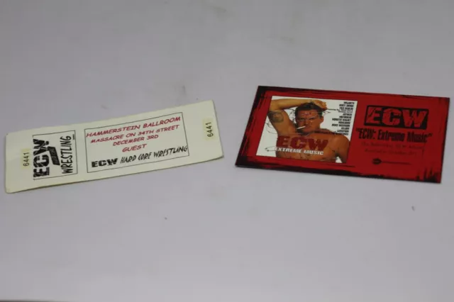 *EXTREMELY RARE* ECW Massacre On 34th St. December 2000 Comp Tix wrestling